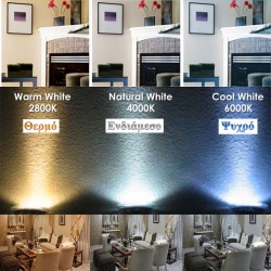 Λάμπα led σφαιρική Ε14 7W 230V 3000k θερμό λευκό φως δέσμης 180° 630 lumen 30000h