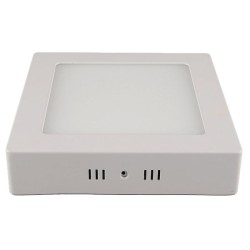 Led panel λευκό τετράγωνο εξωτερικό 20W 230V 6000k ψυχρό λευκό φως 120° 1800lm