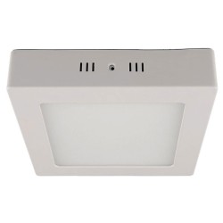 Led panel λευκό τετράγωνο εξωτερικό 18W 230V 6000k ψυχρό λευκό φως 120° 1440lm